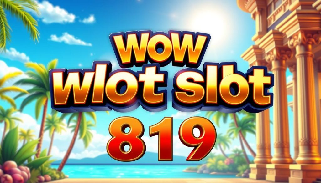 แพลตฟอร์มสล็อต wow slot 819